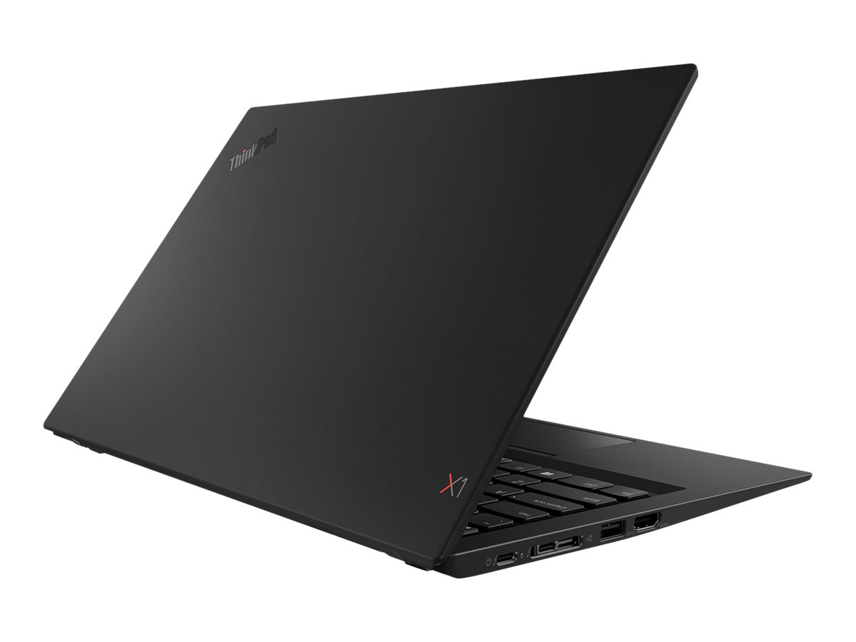 Lenovo ThinkPad X1 Carbon 6th Gen, rear angled view