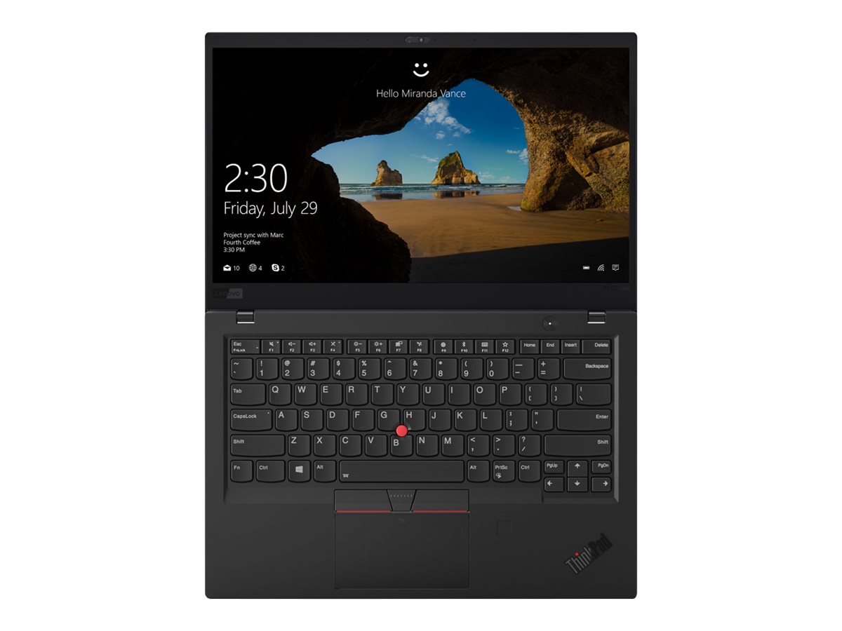 Lenovo ThinkPad X1 Carbon 6th Gen, keyboard, top view