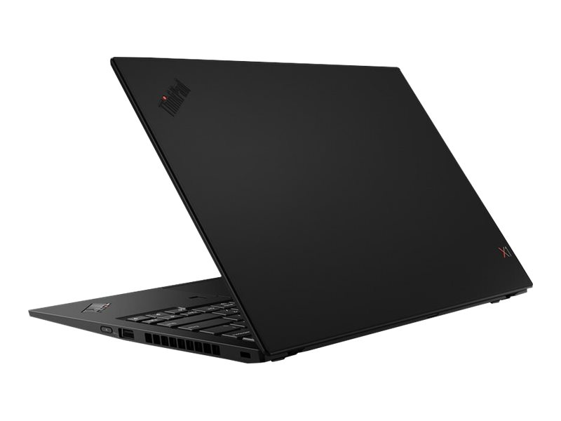 Lenovo ThinkPad X1 Carbon 7th Gen, rear angled view